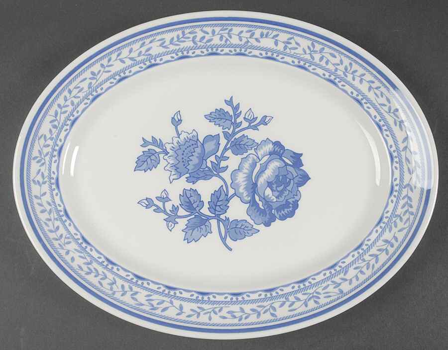 Chelsea Rose 12" Oval Serving Platter by Johnson Brothers-1