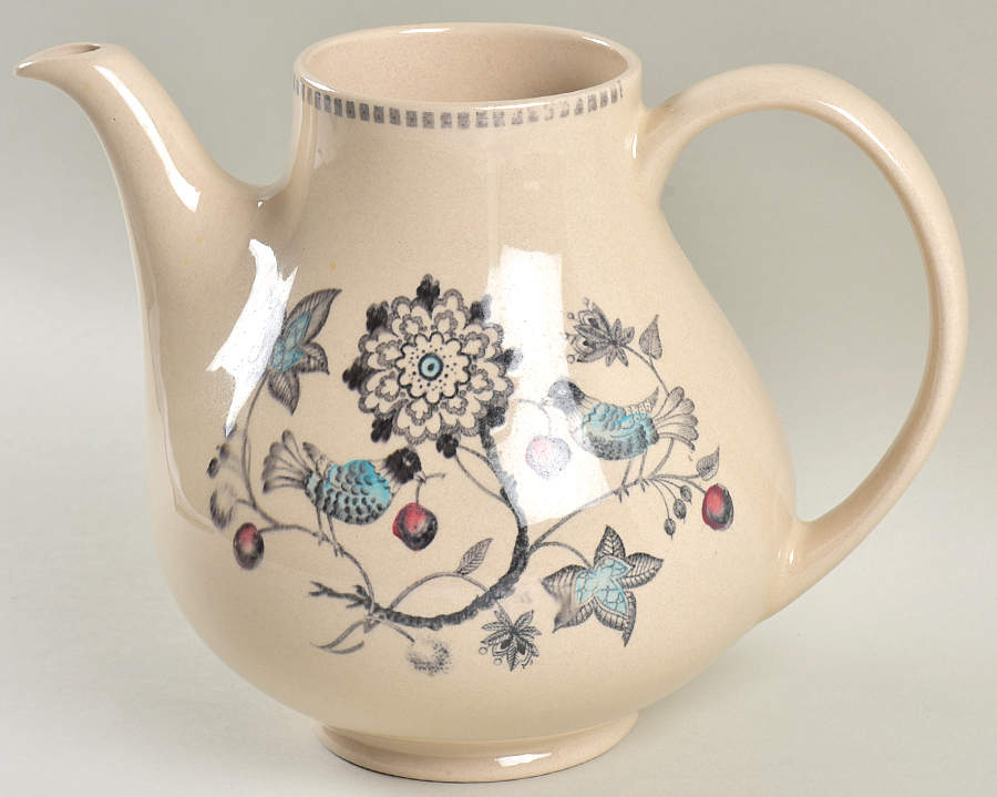 Cherry Thieves Coffee Pot No Lid by Johnson Brothers-1