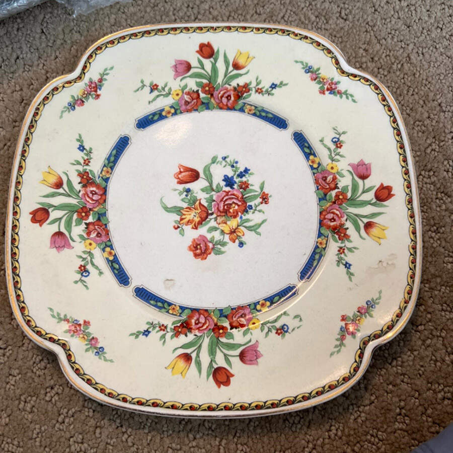 The Claridge Square Salad Plate by Johnson Brothers-1