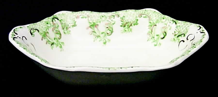 Cloverly Green (Gold Accent, No Trim) Bon Bon by Johnson Brothers-1