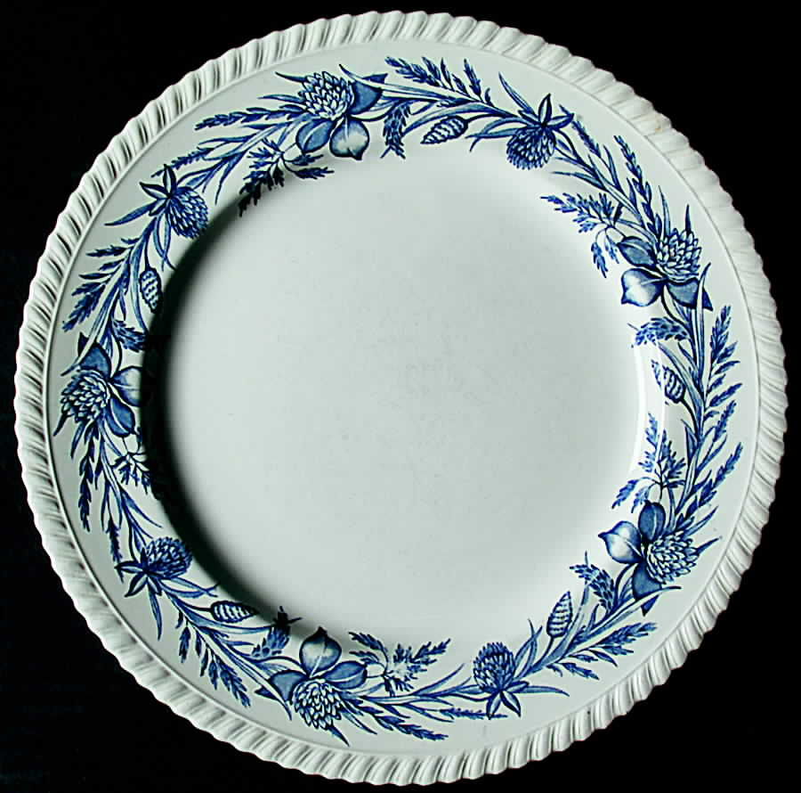 Clover Time Blue Dinner Plate by Johnson Brothers-1