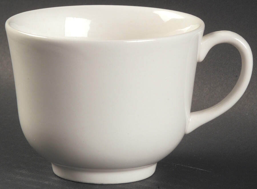 Classic White Flat Cup by Johnson Brothers-1