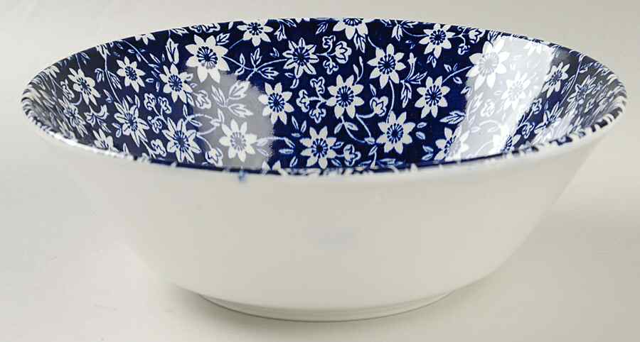 Country Cupboard Blue 8" Round Vegetable Bowl by Johnson Brothers-1