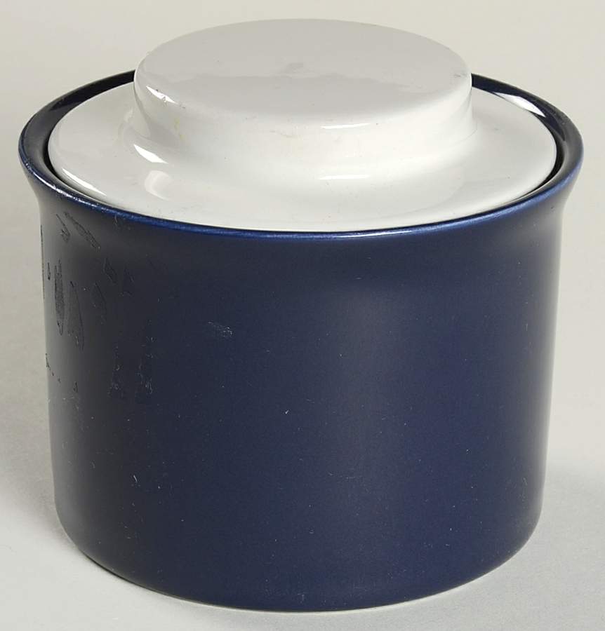 Country Cupboard Blue Sugar Bowl & Lid by Johnson Brothers-1