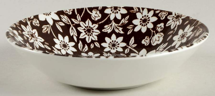 Country Cupboard Brown Fruit/Dessert (Sauce) Bowl by Johnson Brothers-1
