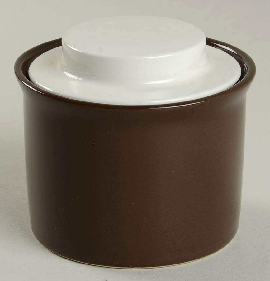 Country Cupboard Brown Sugar Bowl & Lid by Johnson Brothers-1