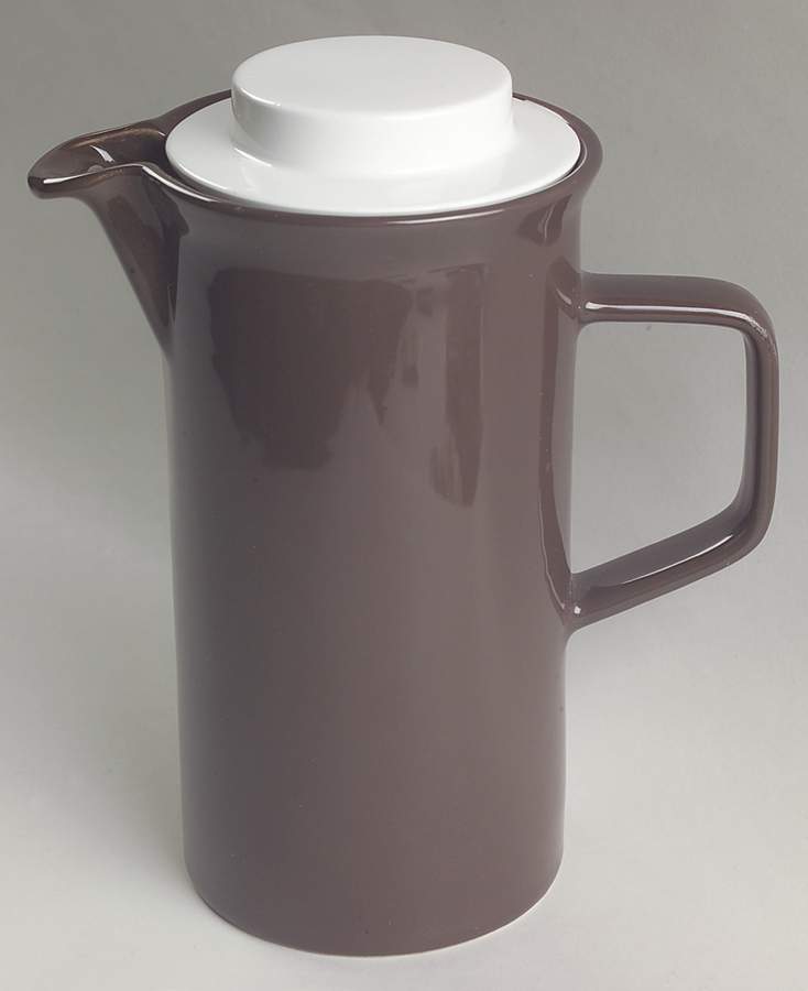 Country Cupboard Brown Coffee Pot & Lid by Johnson Brothers-1