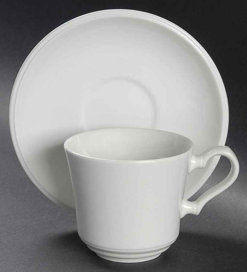 Colonial Flat Cup & Saucer Set by Johnson Brothers-1