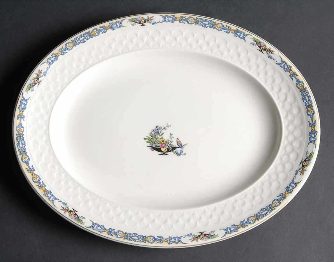 Constance 12" Oval Serving Platter by Johnson Brothers-1