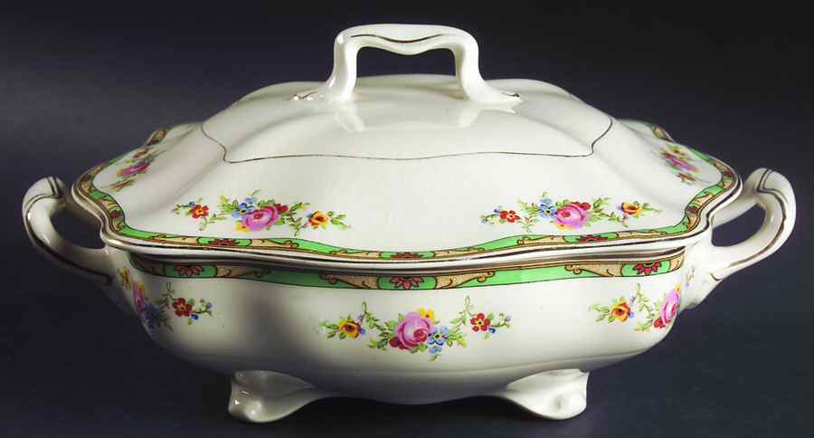 Connaught, The Rectangular Covered Vegetable by Johnson Brothers-1