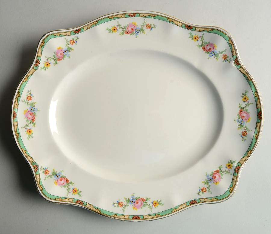 Connaught, The 12" Oval Serving Platter by Johnson Brothers-1