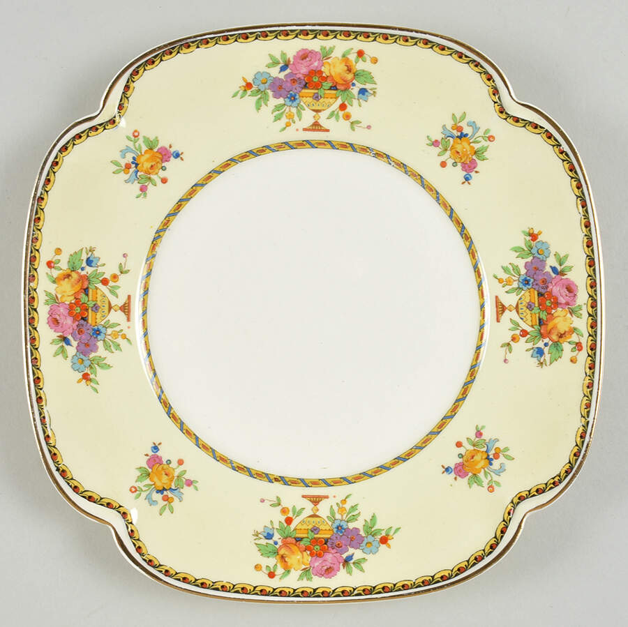 Coronado Square Salad Plate by Johnson Brothers-1