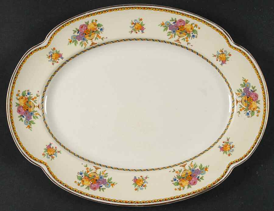 Coronado 12" Oval Serving Platter by Johnson Brothers-1