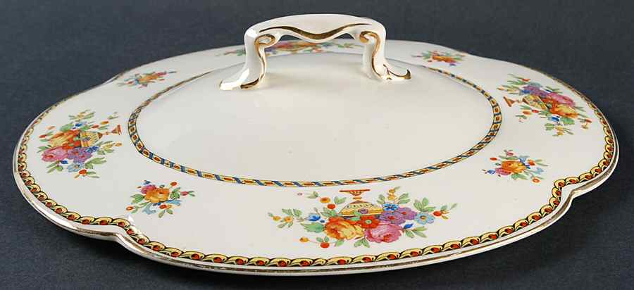 Coronado Lid for Oval Vegetable by Johnson Brothers-1