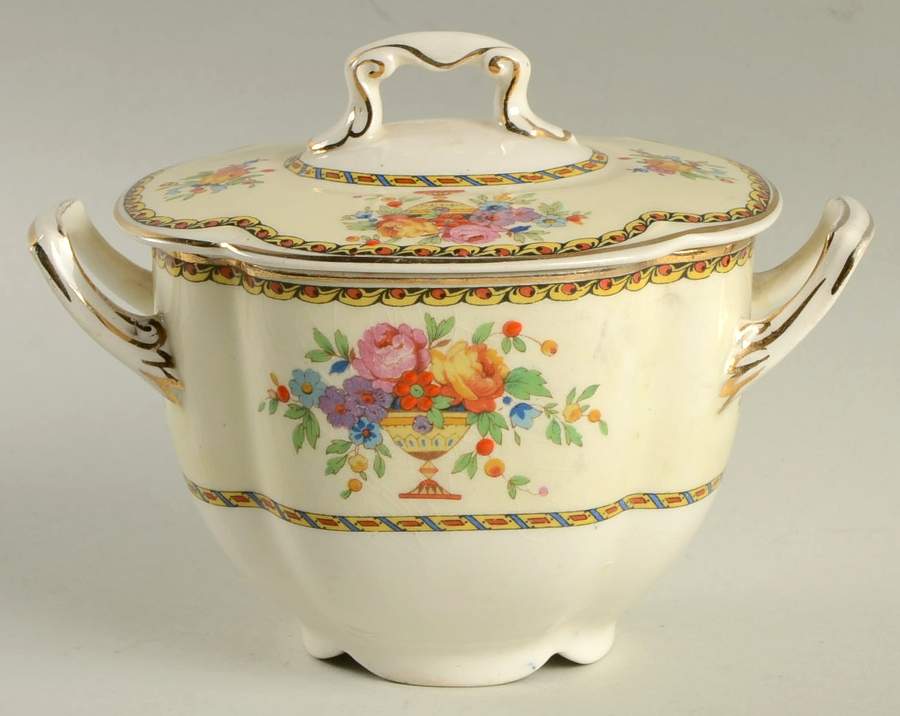Coronado Sugar Bowl & Lid by Johnson Brothers-1