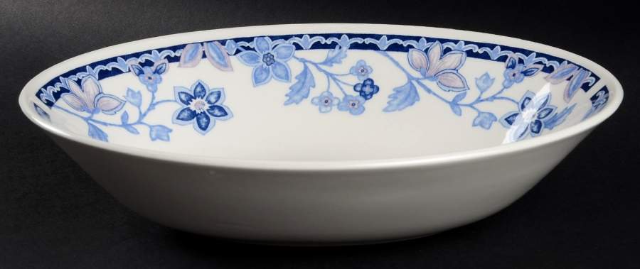 Cornflower 9" Oval Vegetable Bowl by Johnson Brothers-1