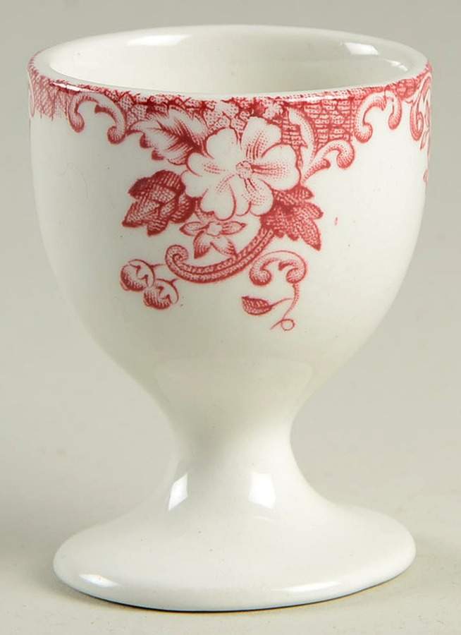 Coaching Scenes Pink Single Egg Cup by Johnson Brothers-1