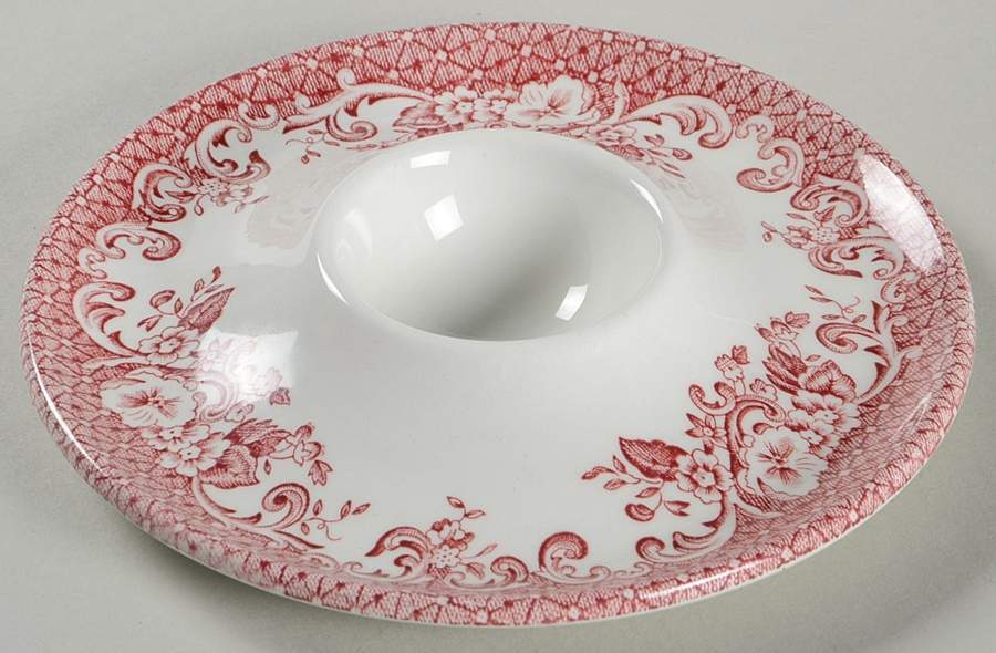 Coaching Scenes Pink Egg Holder by Johnson Brothers-1