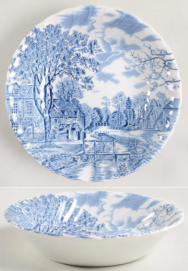 Cotswold Blue Coupe Soup Bowl by Johnson Brothers-1