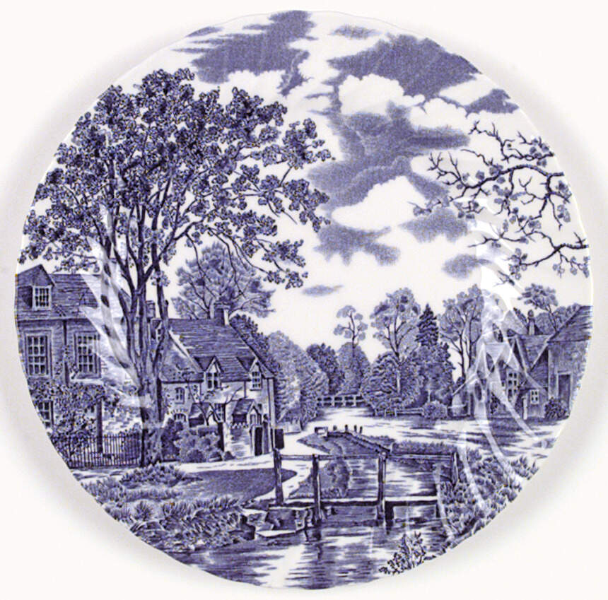 Cotswold Blue Dinner Plate by Johnson Brothers-1
