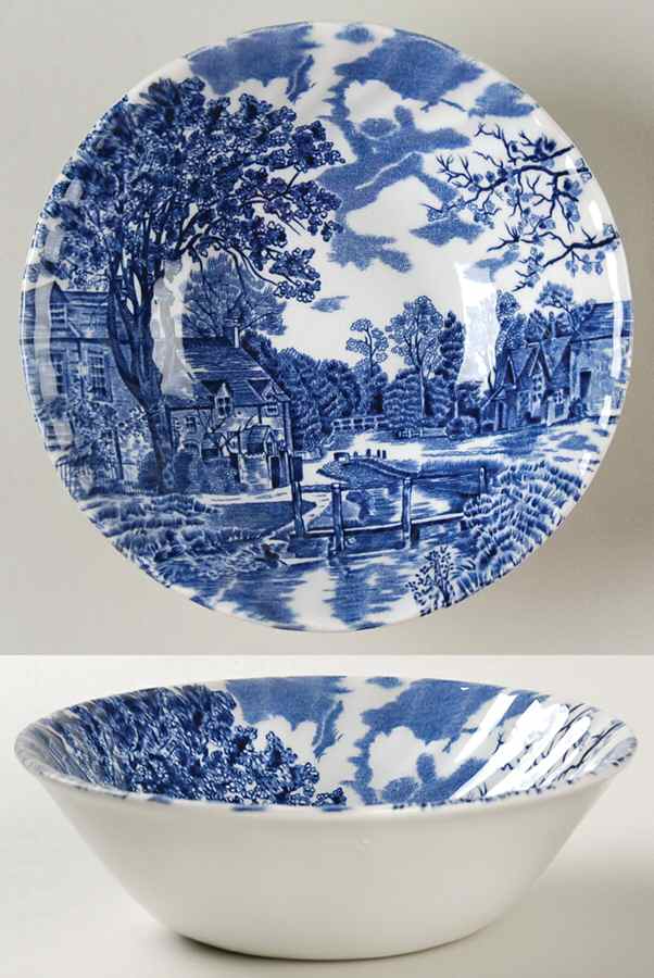 Cotswold Blue Coupe Cereal Bowl by Johnson Brothers-1