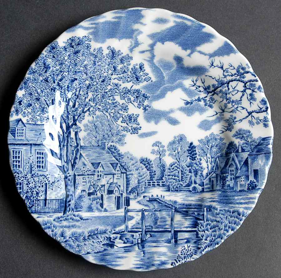 Cotswold Blue Bread & Butter Plate by Johnson Brothers-1