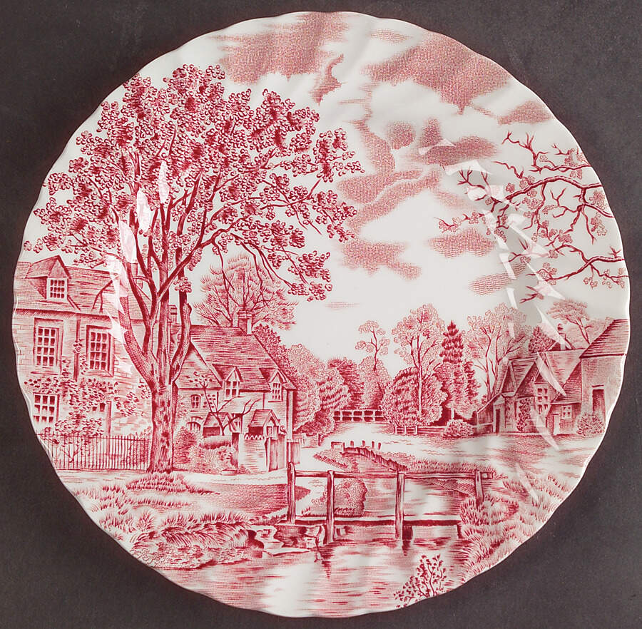 Cotswold Pink Salad Plate by Johnson Brothers-1