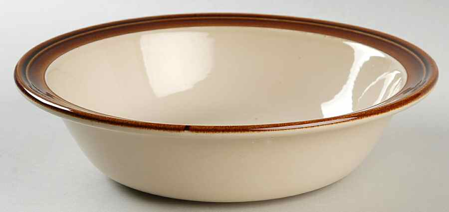 Creme Caramel 9" Round Vegetable Bowl by Johnson Brothers-1