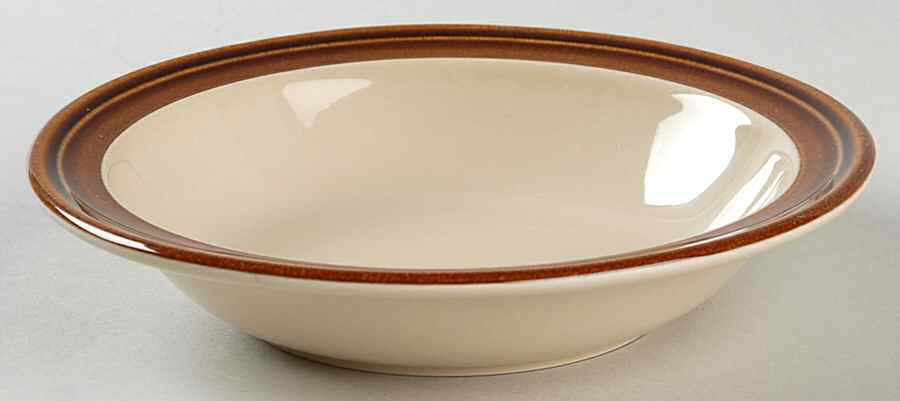 Creme Caramel Rim Fruit/Dessert (Sauce) Bowl by Johnson Brothers-1