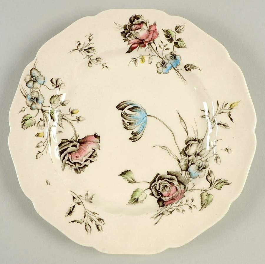 Day In June Multicolor Salad Plate by Johnson Brothers-1