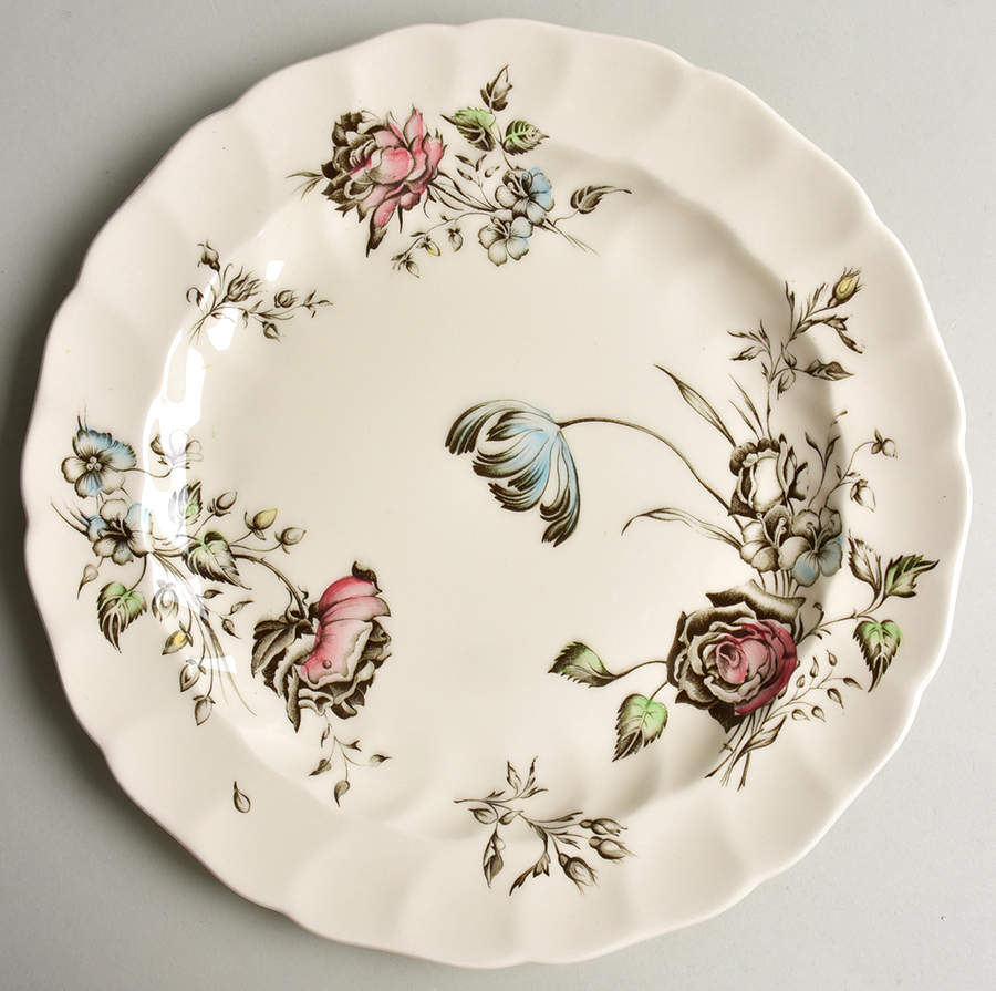 Day In June Multicolor 12" Chop Plate (Round Platter) by Johnson Brothers-1