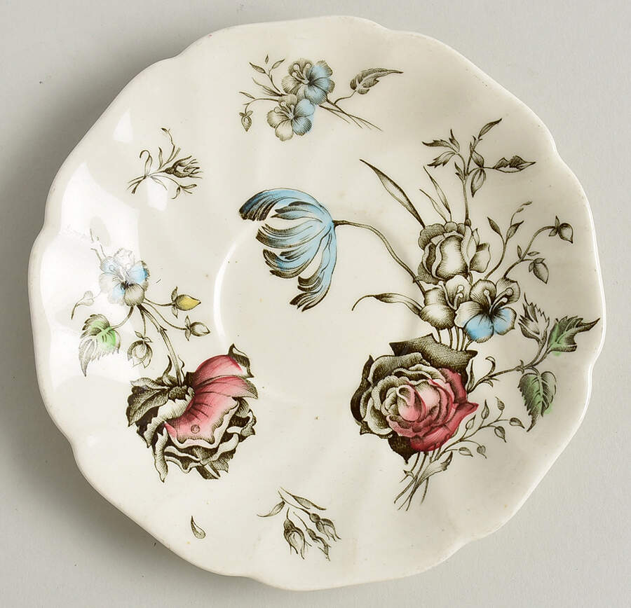 Day In June Multicolor Saucer by Johnson Brothers-1