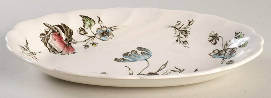 Day In June Multicolor Relish/Gravy Underplate by Johnson Brothers-1