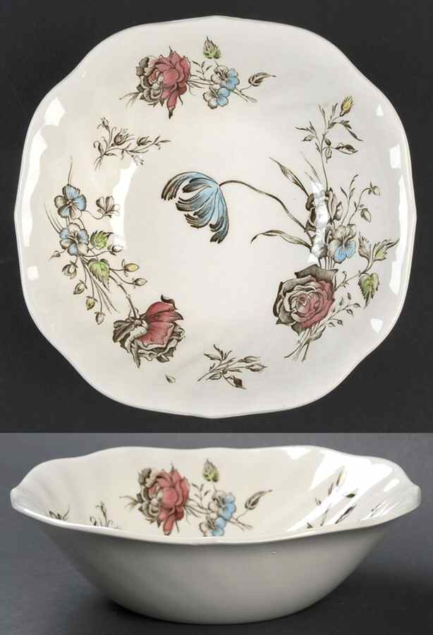 Day In June Multicolor Square Cereal Bowl by Johnson Brothers-1