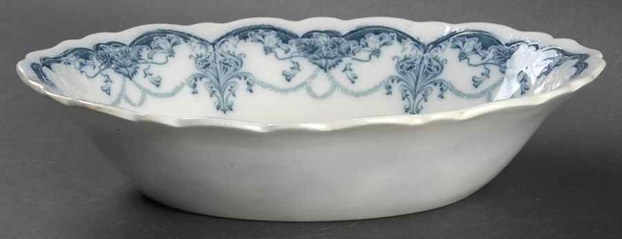 Dartmouth Flow Blue 9" Oval Vegetable Bowl by Johnson Brothers-1