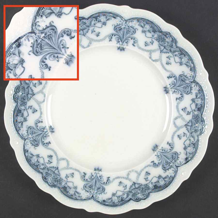Dartmouth Flow Blue Dinner Plate by Johnson Brothers-1