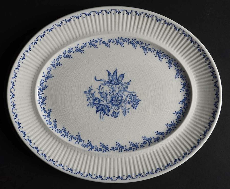 Deauville 11" Oval Serving Platter by Johnson Brothers-1