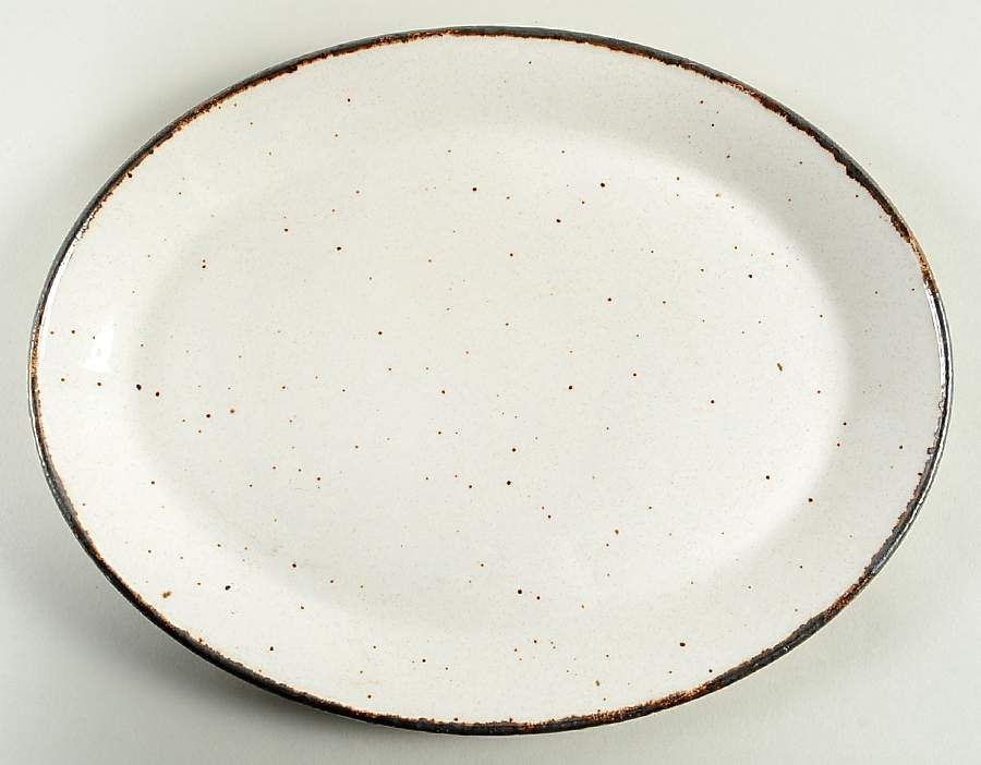 Desert Sand 12" Oval Serving Platter by Johnson Brothers-1