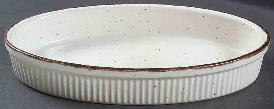 Desert Sand 12'' Oval Baker by Johnson Brothers-1