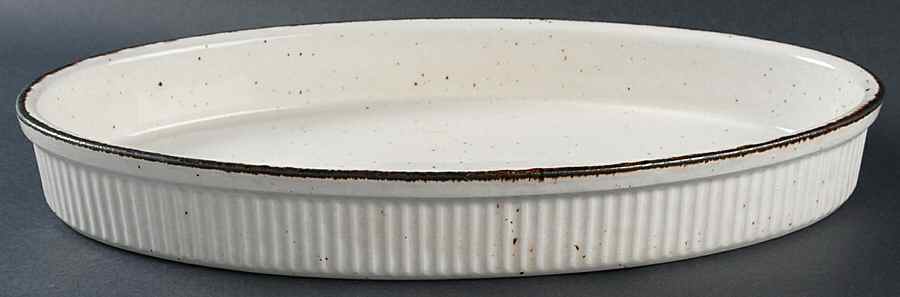 Desert Sand 15" Oval Baker by Johnson Brothers-1
