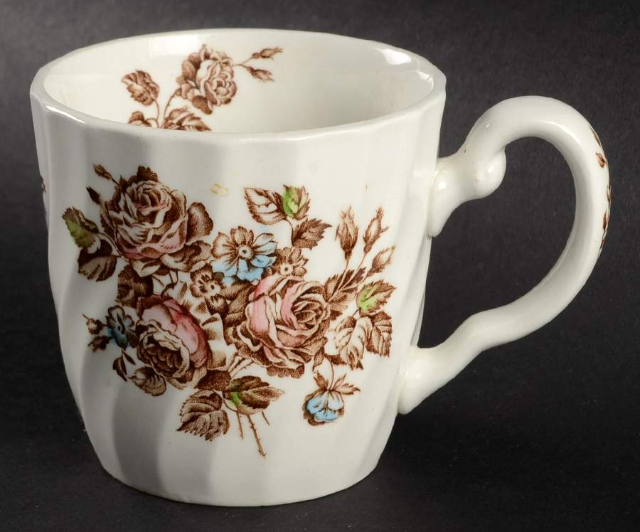 Devon Sprays Brown Multicolor Mug by Johnson Brothers-1