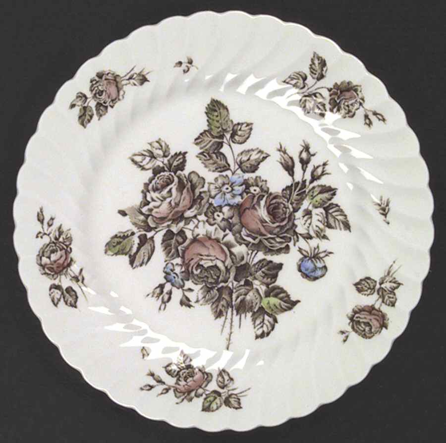 Devon Sprays Brown Multicolor Dinner Plate by Johnson Brothers-1