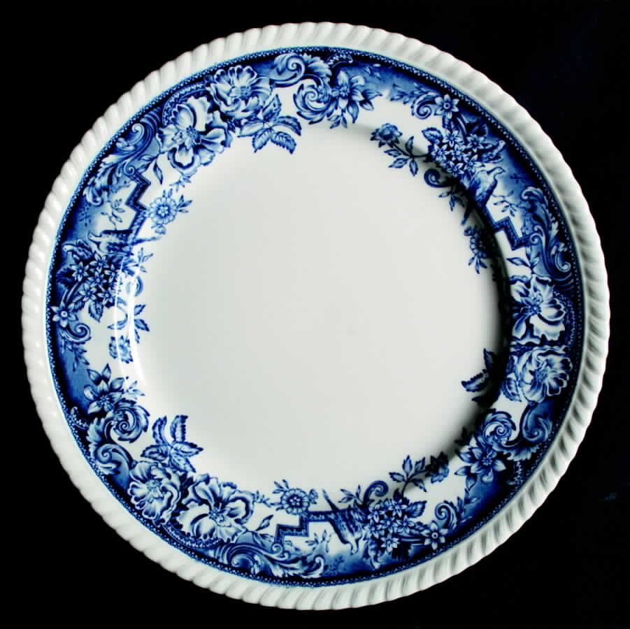 Devonshire Blue Dinner Plate by Johnson Brothers-1