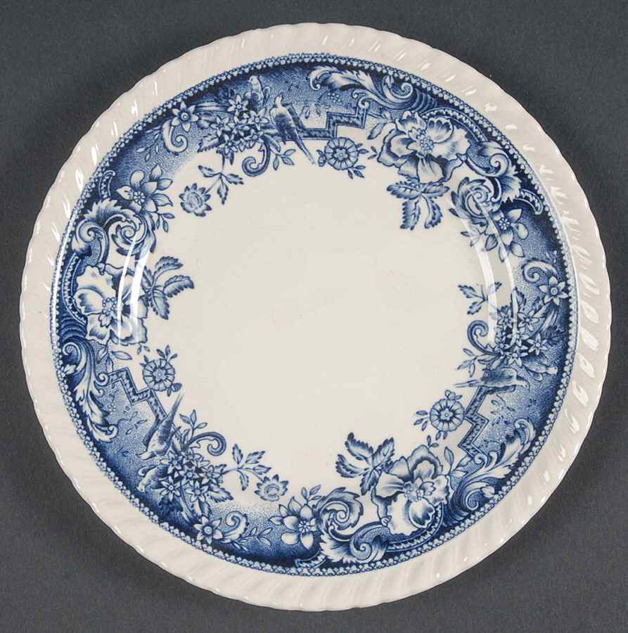 Devonshire Blue Bread & Butter Plate by Johnson Brothers-1