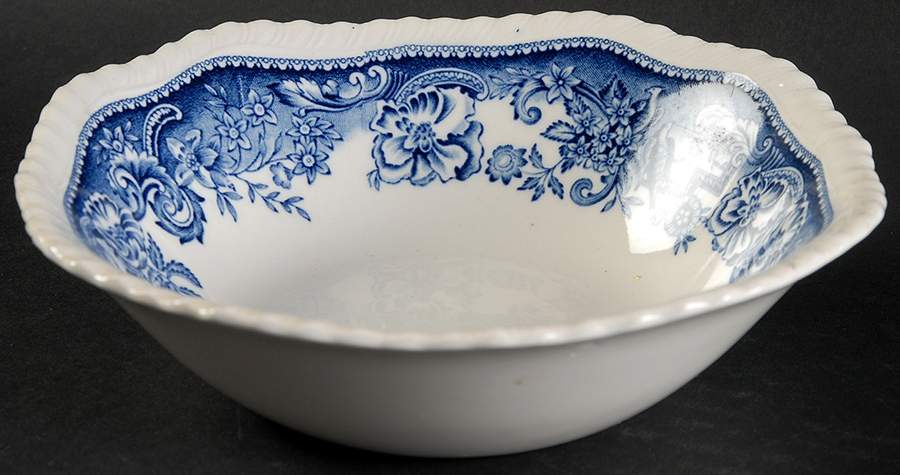 Devonshire Blue Square Cereal Bowl by Johnson Brothers-1