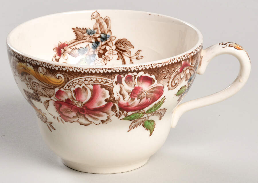 Devonshire Brown Multicolor Jumbo Cup by Johnson Brothers-1