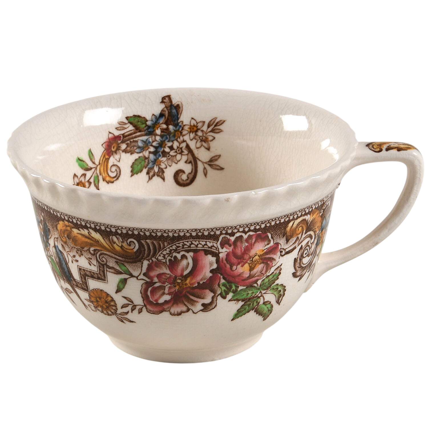 Devonshire Brown Multicolor Oversized Cup by Johnson Brothers-1