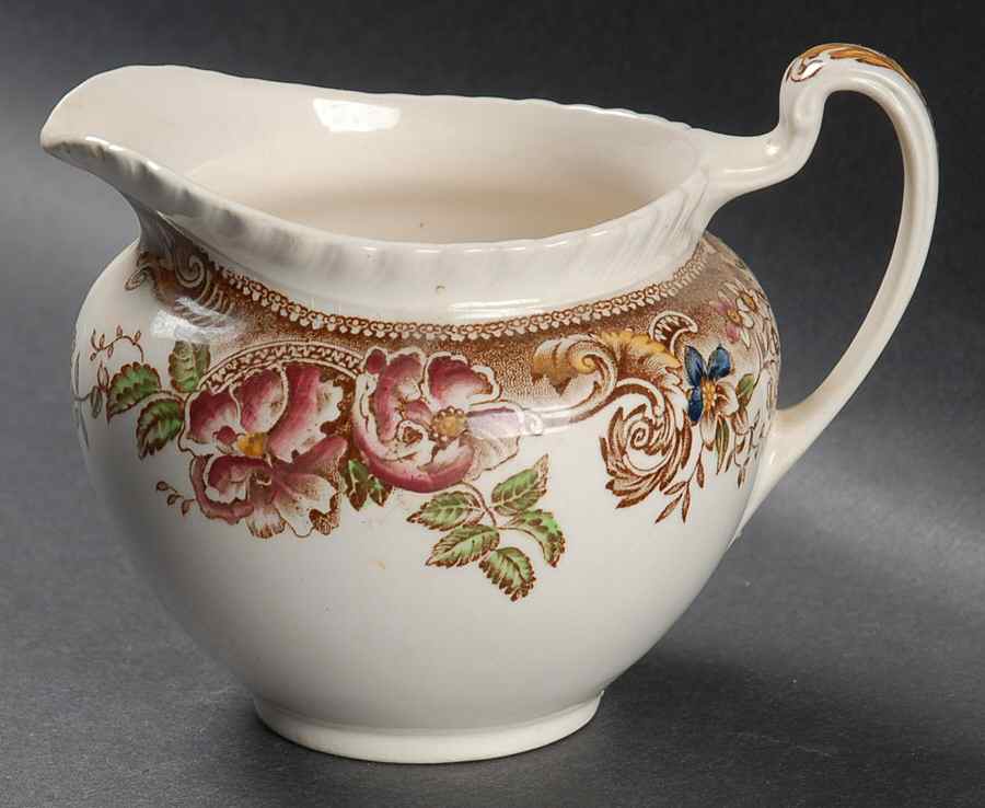 Devonshire Brown Multicolor Creamer by Johnson Brothers-1