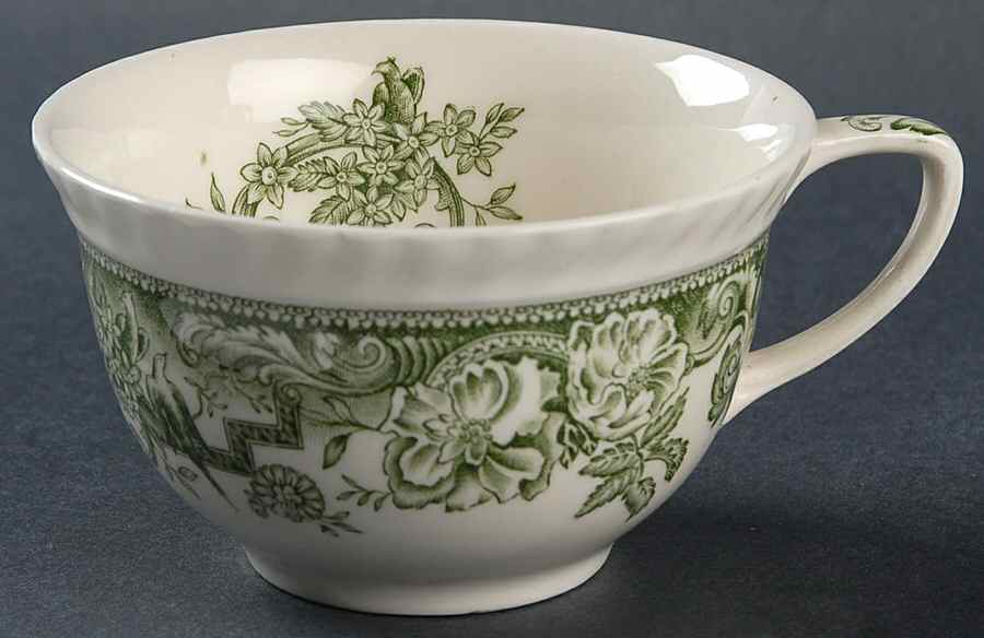 Devonshire Green Flat Cup by Johnson Brothers-1