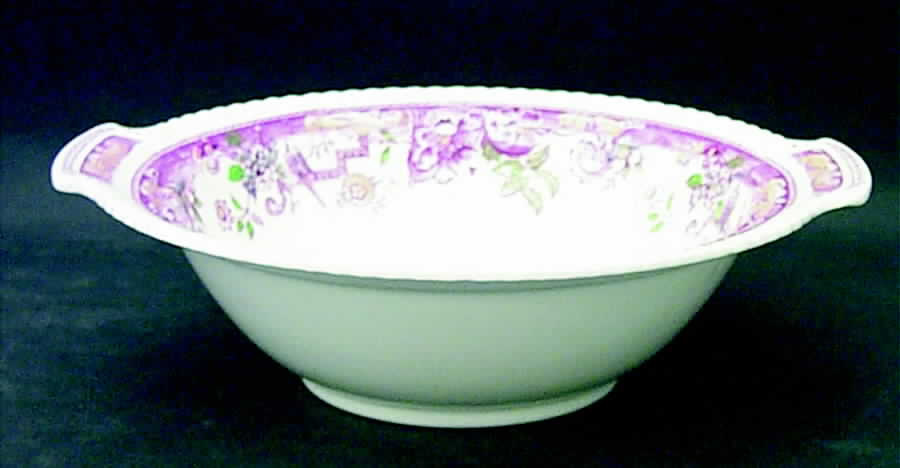 Devonshire Red Multicolor Round Vegetable No Lid by Johnson Brothers-1